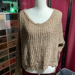 Blu Pepper Open Back Oversized Sweater Medium